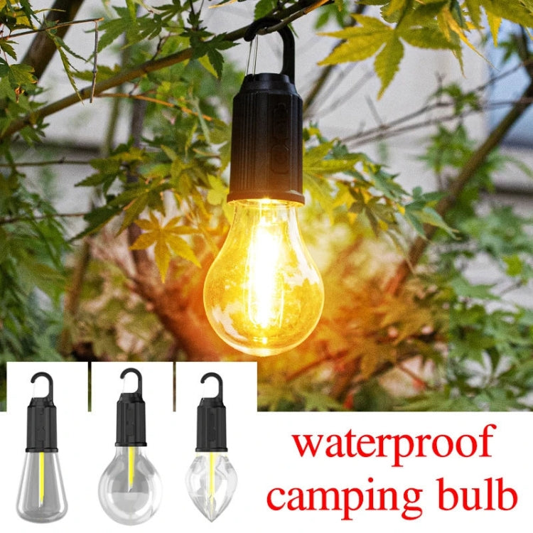 Outdoor LED Tungsten Tent Camping Light Type-C Charging Retro Ambiance Night Lamp(T01) - Camping Lighting by buy2fix | Online Shopping UK | buy2fix