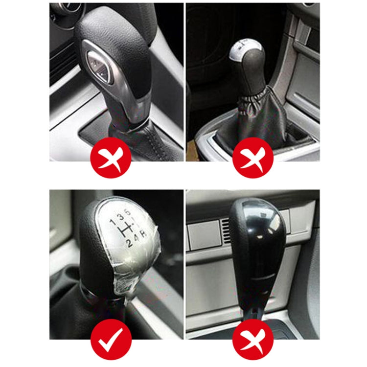 Automotive Silicone Manual Automatic Shift Lever Protective Cover, Size: Handbrake Red - Shift Knob by buy2fix | Online Shopping UK | buy2fix