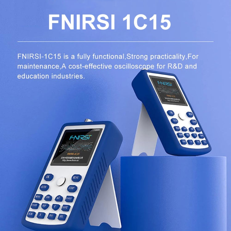 FNIRSI 1C15 Handheld Mini Portable Digital Oscilloscope With EU Plug - Other Tester Tool by FNIRSI | Online Shopping UK | buy2fix