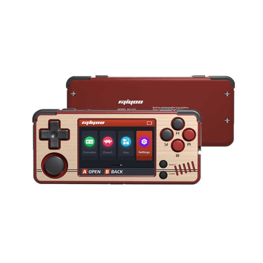 MIYOO A30 Retro Handheld Game Console 2.8 Inch IPS Screen WIFI Linux System Video Games Player 128GB(Red Gold) - Pocket Console by MIYOO | Online Shopping UK | buy2fix