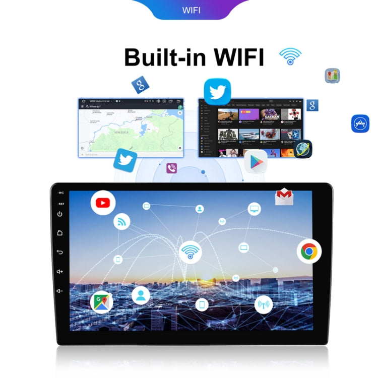 Universal 9 Inch 8 Core CarPlay Android Navigation Car Center Control All-In-One Monitor, Memory: 4+64G(Standard) - Car MP3 & MP4 & MP5 by buy2fix | Online Shopping UK | buy2fix