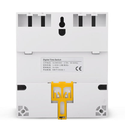 SINOTIMER TM613 380V 16A Three-Phase Programmable Time Switch With Backlight - Switch by SINOTIMER | Online Shopping UK | buy2fix