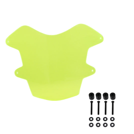 For Yamaha Tenere 700 Headlight Acrylic Protective Cover(Fluorescent Green) - Ornamental Parts by buy2fix | Online Shopping UK | buy2fix