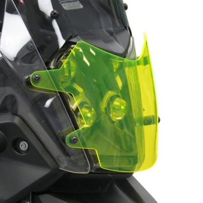 For Yamaha Tenere 700 Headlight Acrylic Protective Cover(Fluorescent Green) - Ornamental Parts by buy2fix | Online Shopping UK | buy2fix