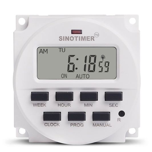 SINOTIMER TM618SH  1 Second Interval Digital LCD Timer Switch Programmable Time Relay 12V - Switch by SINOTIMER | Online Shopping UK | buy2fix