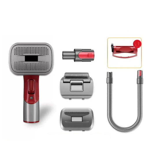 For Dyson V7 V8 V10 V11 V15 Pet 3 In 1 Grooming Suction Head Set With Hose - For Dyson Accessories by buy2fix | Online Shopping UK | buy2fix