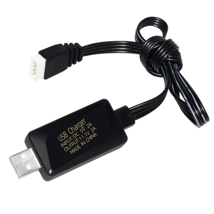 11.1V 2A 3S Lithium Battery USB Charger With Light(4 Pin Plug) - Charger by buy2fix | Online Shopping UK | buy2fix