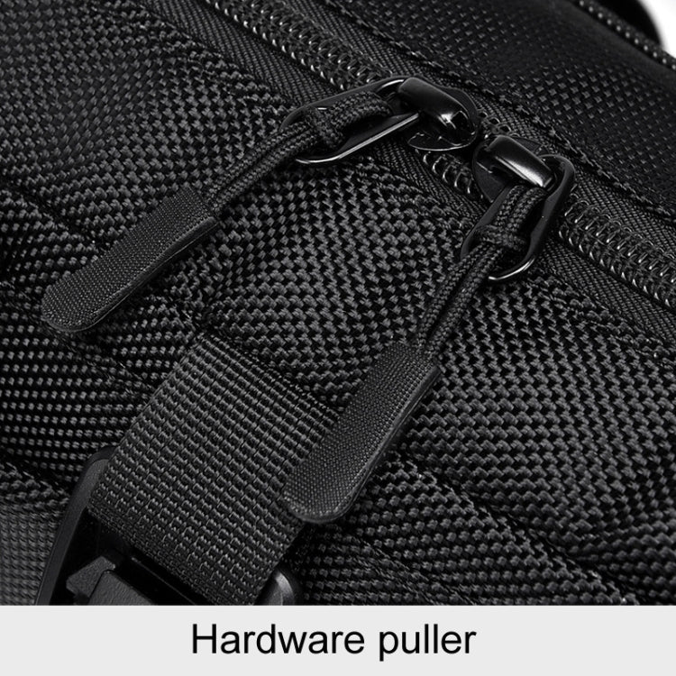 WEIXIER Y9580 Men Sports Waterproof Waist Pack Outdoor Crossbody Single Shoulder Cell Phone Bag(Black) - Single-shoulder Bags by WEIXIER | Online Shopping UK | buy2fix