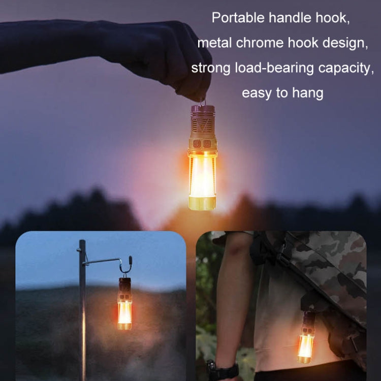 3 in 1 LED Mosquito Repellent Camping Light Magnetic Outdoor Tent Light(W8122 Black) - Camping Lighting by buy2fix | Online Shopping UK | buy2fix