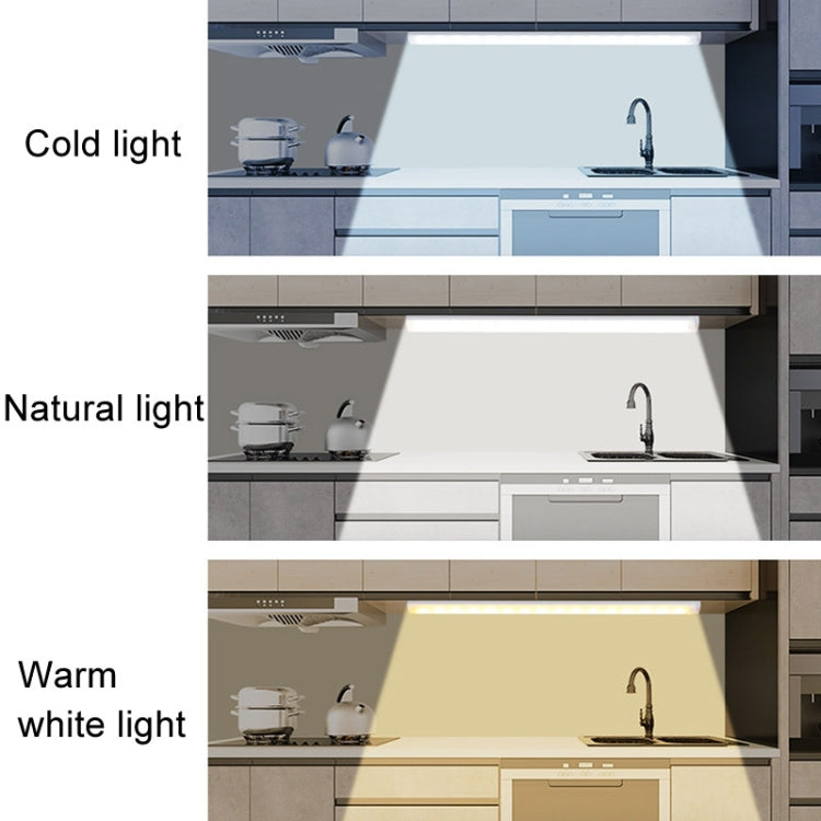 20cm LED Human Sensor Emergency Light USB Tri-color Dimmable Cabinet Lamp - Sensor LED Lights by buy2fix | Online Shopping UK | buy2fix