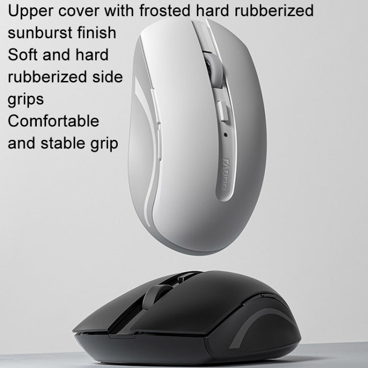 Rapoo M350G Bluetooth/2.4G Wireless Mouse Office Desktop Laptop Mute Mouse(White) - Wireless Mice by Rapoo | Online Shopping UK | buy2fix