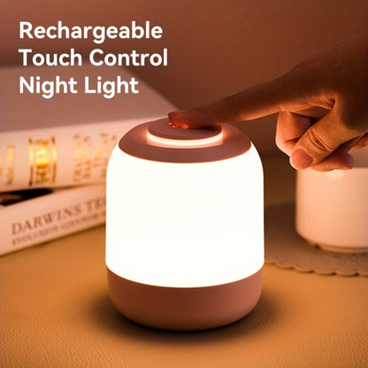 Rechargeable Touch Control LED Night Light Bedside Lamp SE Version 2400mAh White - Bedside Light by buy2fix | Online Shopping UK | buy2fix