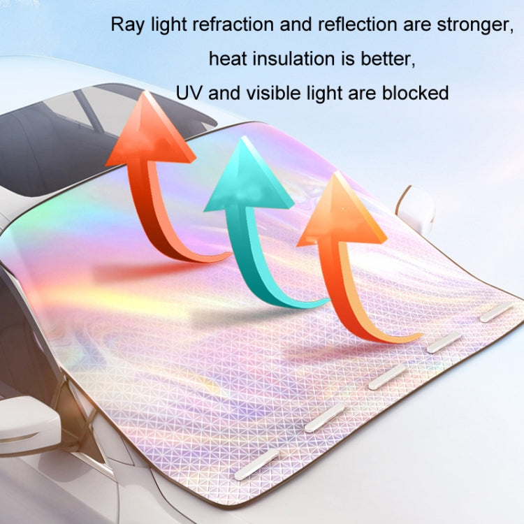 Car Laser Front Windshield Sun Protection Heat Insulation Sunshade, Size: Small - Window Foils & Solar Protection by buy2fix | Online Shopping UK | buy2fix