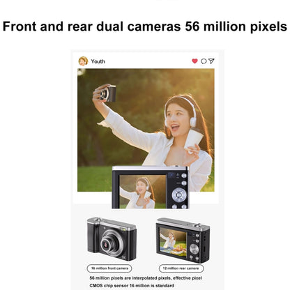 DC305X 5K/30FPS 2.8-Inch HD Shooting 5X Optical Zoom Anti-Shake Digital Camera, Color: White US Plug - Children Cameras by buy2fix | Online Shopping UK | buy2fix