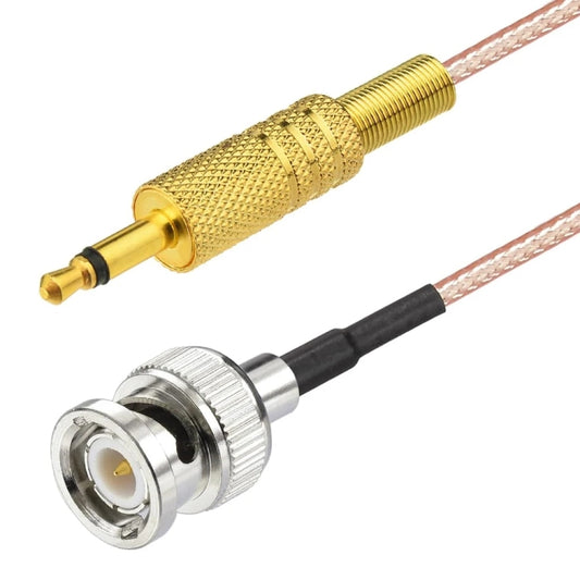 50cm BNC Male To 3.5mm Male Stereo Adapter Coaxial Power Audio RG316 Cable - Connectors by buy2fix | Online Shopping UK | buy2fix