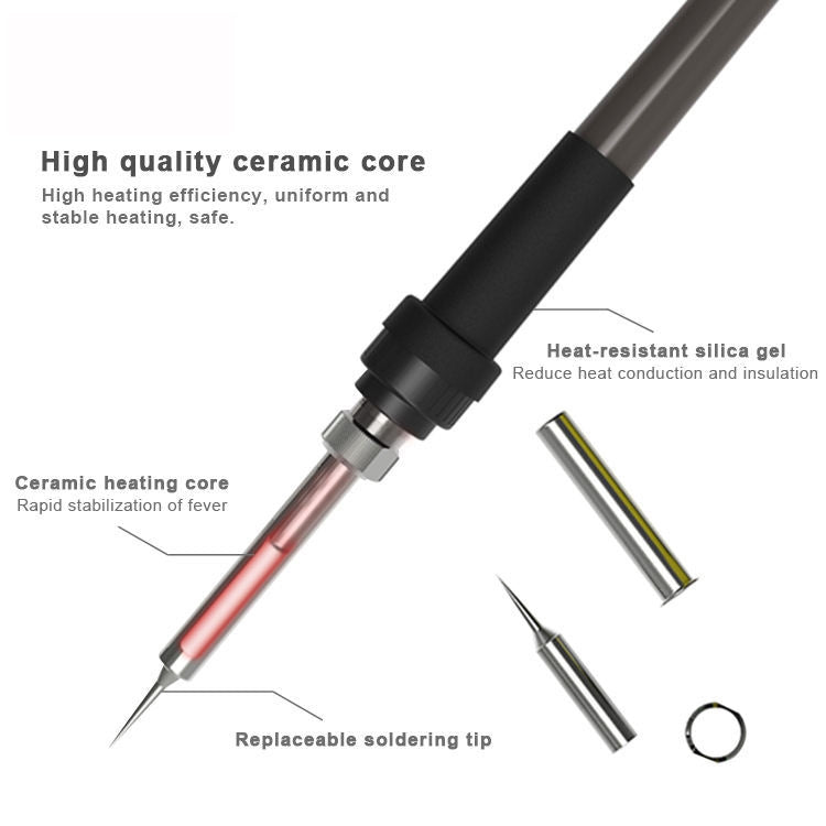 BAKU BA-898A+ 2-In-1 Soldering Station Hot Air Station Adjustable Temperature EU Plug 220V - Electric Soldering Iron by BAKU | Online Shopping UK | buy2fix