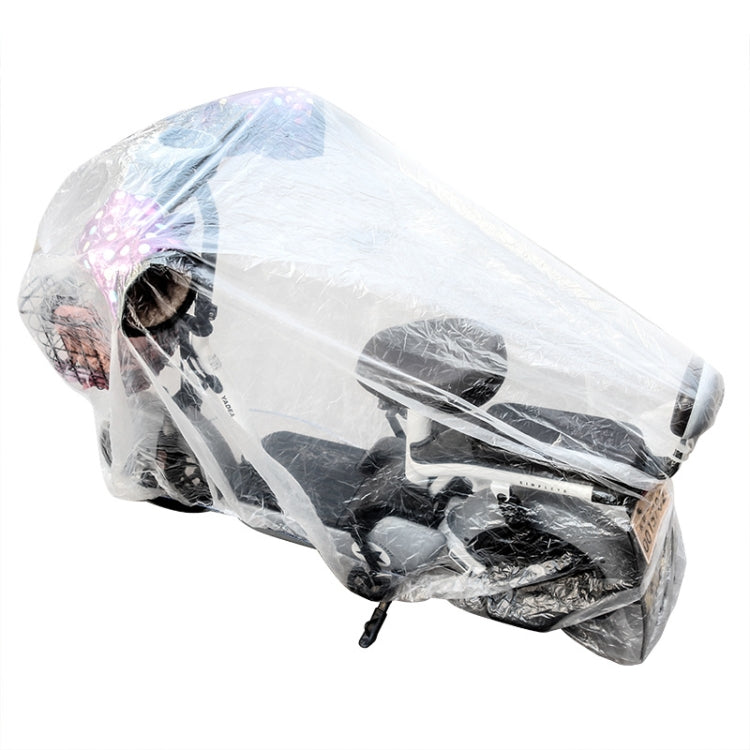 260x120cm Disposable Transparent PE Film Rainproof Dustproof Motorcycle Scooter Cover - Raincoat by buy2fix | Online Shopping UK | buy2fix