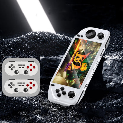 E6 Handheld Game Console 5 Inch IPS Screen Retro Gamebox  With 2 Handles 128GB(White) - Pocket Console by buy2fix | Online Shopping UK | buy2fix