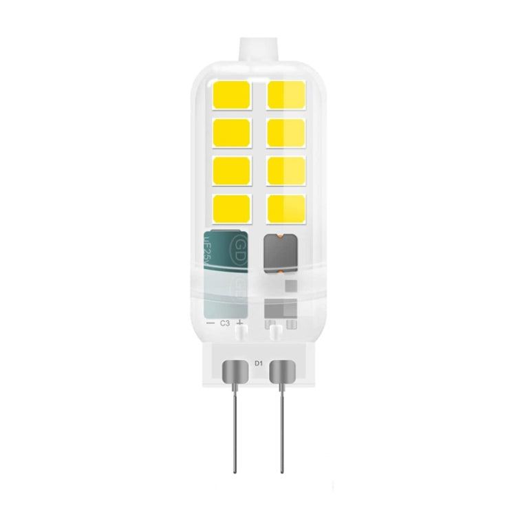 G4 AC/DC12V 3W Flicker-free Replacement LED Halogen Lamp Beads, Light Color: Cold White(Transparent Cover) - LED Blubs & Tubes by buy2fix | Online Shopping UK | buy2fix