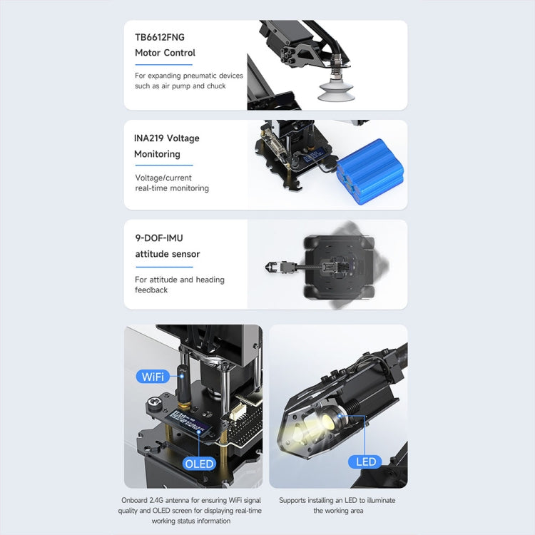 Waveshare 25118 RoArm-M2-S Desktop Robotic Arm Kit, Based On ESP32, 4-DOF(EU Plug) - Modules Expansions Accessories by Waveshare | Online Shopping UK | buy2fix