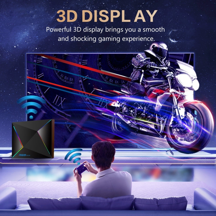 2G+16G US Plug R69PLUS Allwinner H728 Octa-Core ARM Cortex A55 Android 14 Network Box Player - Others by buy2fix | Online Shopping UK | buy2fix