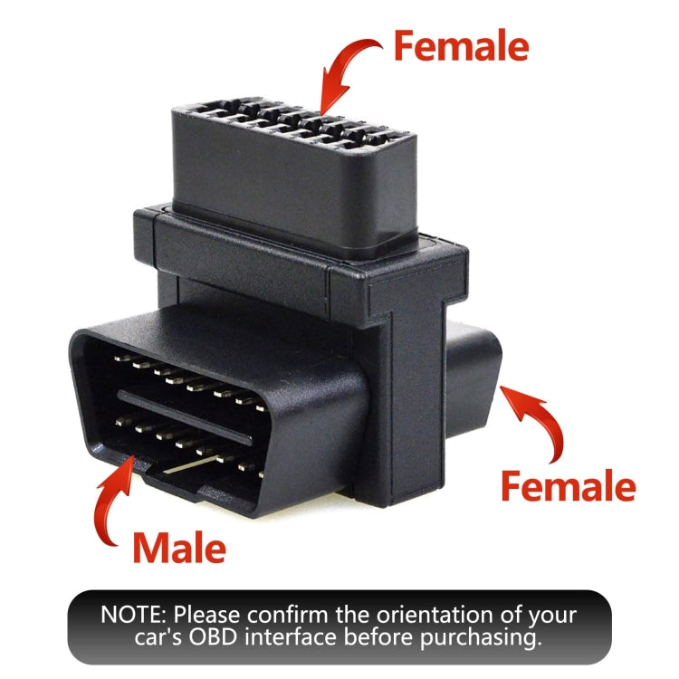 OBDII 16Pin 1 To 2 Extension Cable Adapter Plug - Cables & Connectors by buy2fix | Online Shopping UK | buy2fix