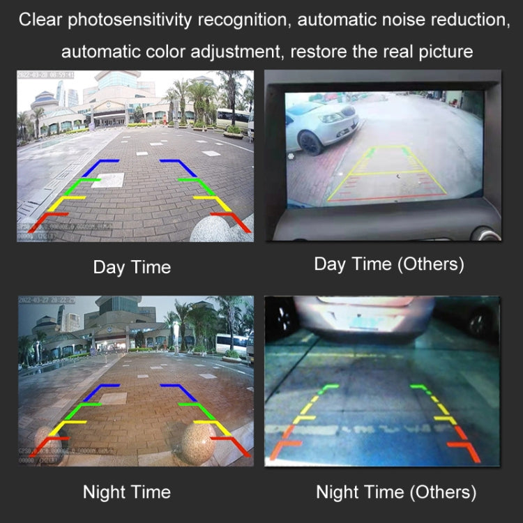 Car AHD Rear View High Definition Night Vision Reversing Camera, Specifications: CCD 8 Lights - Rear View Cameras by buy2fix | Online Shopping UK | buy2fix