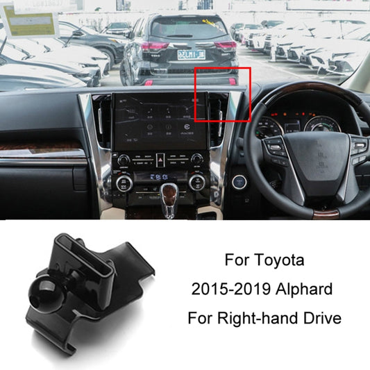 For Toyota Car Air Outlet Phone Holder Base, Model: 15-19 Alphard For Right-hand Drive - Special Car Holders by buy2fix | Online Shopping UK | buy2fix