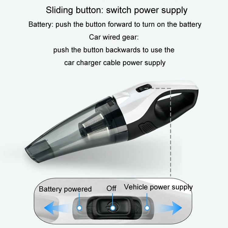 Car Handheld Portable Vacuum Cleaner With Strong Suction, Specifications: Wired Version - Vacuum Cleaner by buy2fix | Online Shopping UK | buy2fix