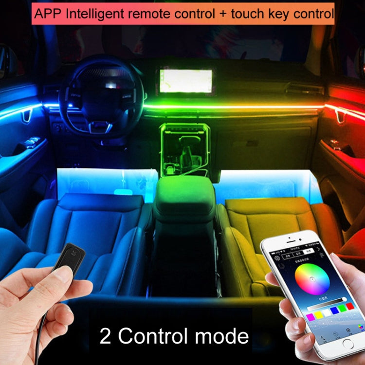 14 in 1 Car Hidden Acrylic LED Colorful Decorative Atmosphere Light Strip - Atmosphere lights by buy2fix | Online Shopping UK | buy2fix