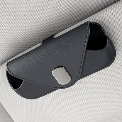 Car Sun Visor Interior Storage Glasses Bag(Black) - Sunglasses & Glasses Clips by buy2fix | Online Shopping UK | buy2fix