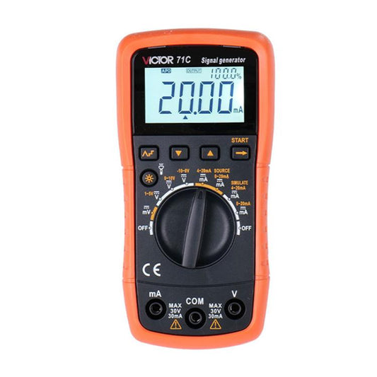 Victor Output Current Voltage Process Signal Source Multimeter, Model: VC71C - Digital Multimeter by Victor | Online Shopping UK | buy2fix