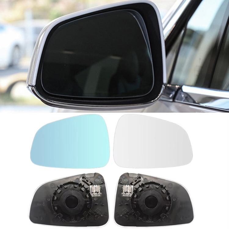 For Tesla Model X Blue Wide Field Of View Anti-glare Rearview Mirror Reversing Lens - Convex Mirror & Accessories by buy2fix | Online Shopping UK | buy2fix