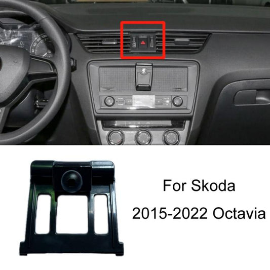 For Skoda Car Special Mobile Phone Navigation Bracket Base, Model: 15-22 Octavia - Special Car Holders by buy2fix | Online Shopping UK | buy2fix