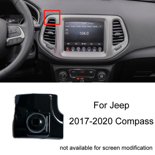 For Jeep Car Special Mobile Phone Navigation Bracket Base, Model: 17-20 Compass Not For Screen Modification - Special Car Holders by buy2fix | Online Shopping UK | buy2fix