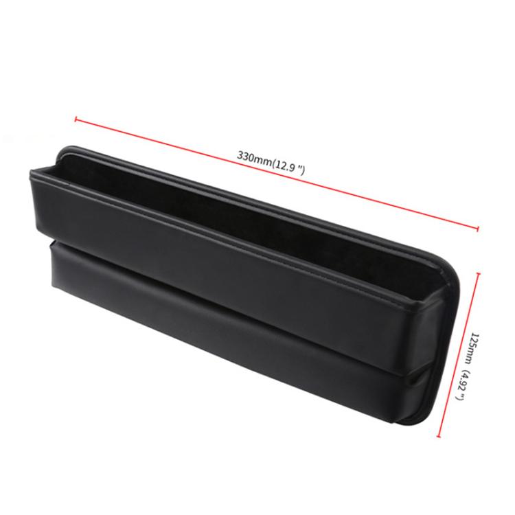 3311 2-in-1 Car Seat Gap Storage Box Gap Plug Strip Car Supplies(Black) - Stowing Tidying by buy2fix | Online Shopping UK | buy2fix