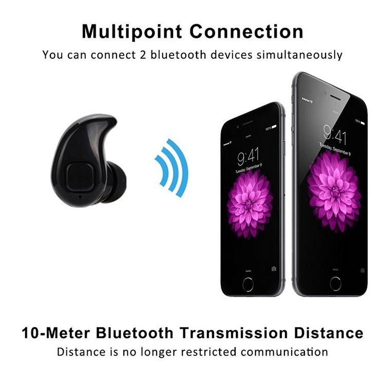 S530X Mini HiFi Handsfree Sport Wireless Bluetooth Earphone with Microphone(Black) - Bluetooth Earphone by buy2fix | Online Shopping UK | buy2fix