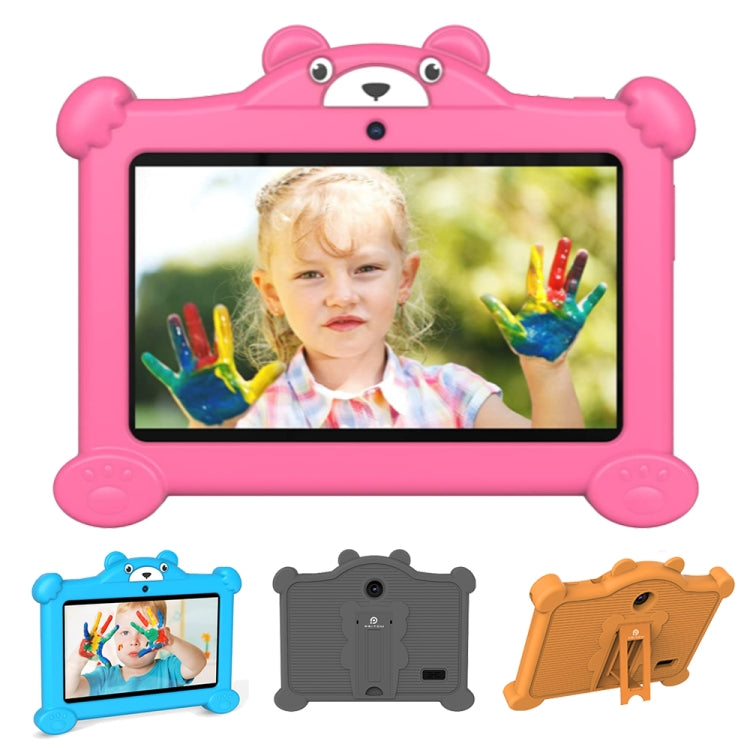 Pritom K7 Pro Panda Kids Tablet PC, 7.0 inch, 2GB+32GB, Android 11 Allwinner A100 Quad Core CPU, Support 2.4G WiFi & WiFi 6, Global Version with Google Play, US Plug (Pink) -  by PRITOM | Online Shopping UK | buy2fix
