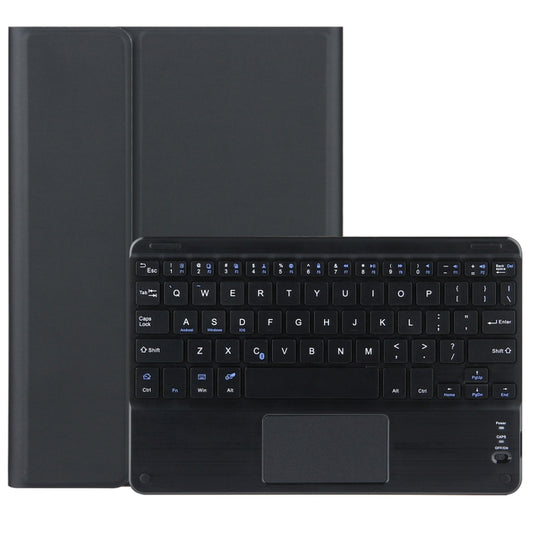 DY-E10 2 in 1 Removable Bluetooth Keyboard + Protective Leather Tablet Case with Touchpad & Holder for Lenovo Tab E10(Black) - Lenovo Keyboard by buy2fix | Online Shopping UK | buy2fix