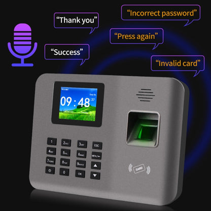 Realand AL325 Fingerprint Time Attendance with 2.4 inch Color Screen & ID Card Function & WiFi - Attendance System by Realand | Online Shopping UK | buy2fix