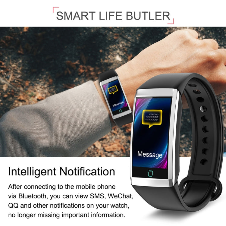 TD19 1.14 inches IPS Screen Smart Bracelet IP67 Waterproof, Support Call Reminder / Heart Rate Monitoring / Blood Pressure Monitoring / Sleep Monitoring /  Remote Camera (Black) - Smart Wear by buy2fix | Online Shopping UK | buy2fix