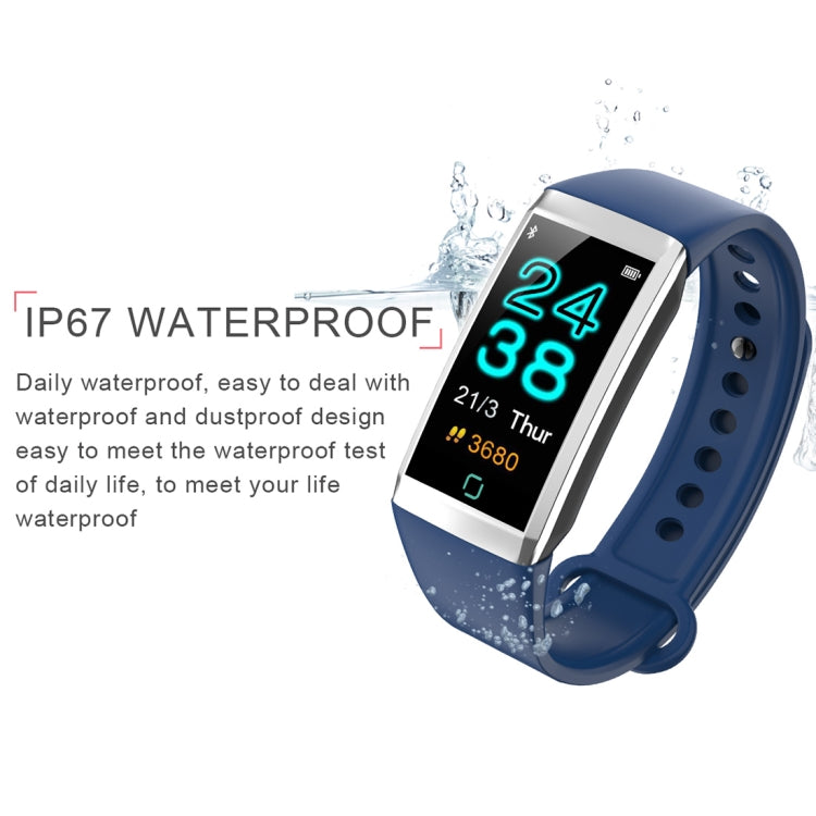 TD19 1.14 inches IPS Screen Smart Bracelet IP67 Waterproof, Support Call Reminder / Heart Rate Monitoring / Blood Pressure Monitoring / Sleep Monitoring /  Remote Camera (Black) - Smart Wear by buy2fix | Online Shopping UK | buy2fix