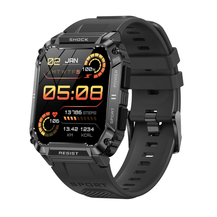 HAMTOD T3 1.95 inch Three Defenses Sport Smart Watch, Support BT Call / Sport Modes / Sleep / Heart Rate / Blood Oxygen / Blood Pressure Monitoring(Black) - Smart Wear by HAMTOD | Online Shopping UK | buy2fix