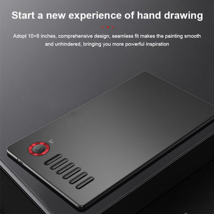 VEIKK A15PRO 10x6 inch 5080 LPI Type-C Interface Smart Touch Electronic Graphic Tablet (Red) -  by VEIKK | Online Shopping UK | buy2fix