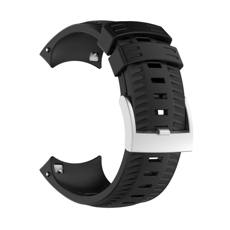 Silicone  Watch Band for SUUNTO 9(Black) - Smart Wear by buy2fix | Online Shopping UK | buy2fix