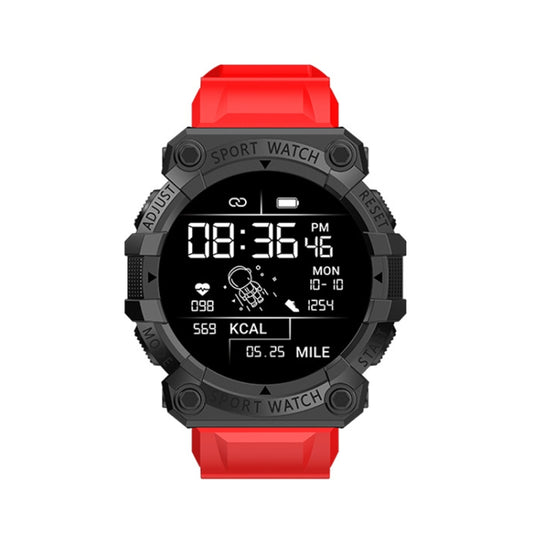 FD68S 1.44 inch Color Roud Screen Sport Smart Watch, Support Heart Rate / Multi-Sports Mode(Red) - Smart Wear by buy2fix | Online Shopping UK | buy2fix