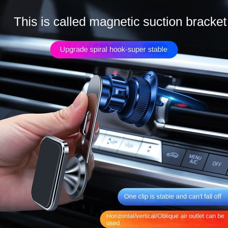 F23 Car Air Outlet Vent Magnetic Phone Navigation Mount Bracket (Black) - In Car by buy2fix | Online Shopping UK | buy2fix