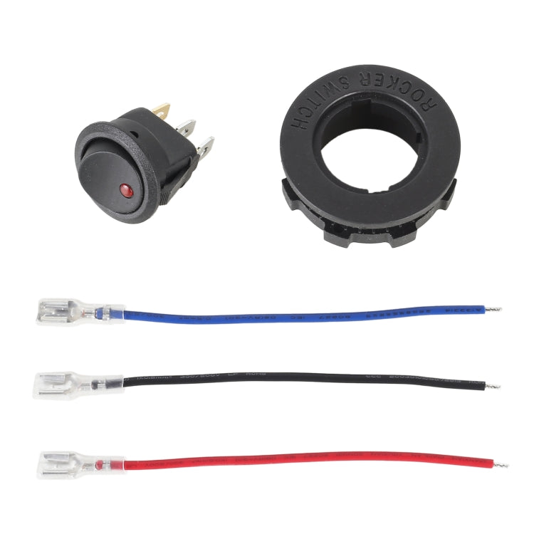 Car / Boat Modified Switch with 11cm Cable (Red Light) - In Car by buy2fix | Online Shopping UK | buy2fix