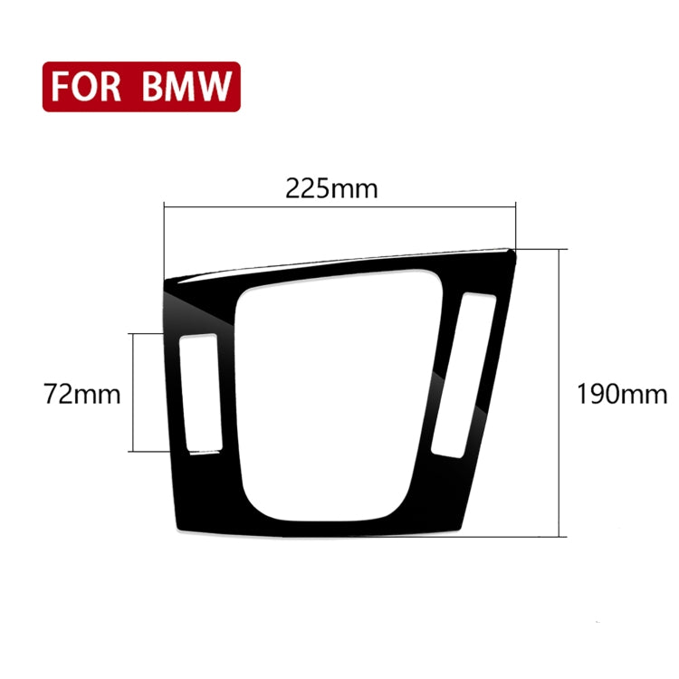 Car Right Drive Central Control Panel Decorative Sticker for BMW Series 3 E46 1998-2005(Black) - In Car by buy2fix | Online Shopping UK | buy2fix