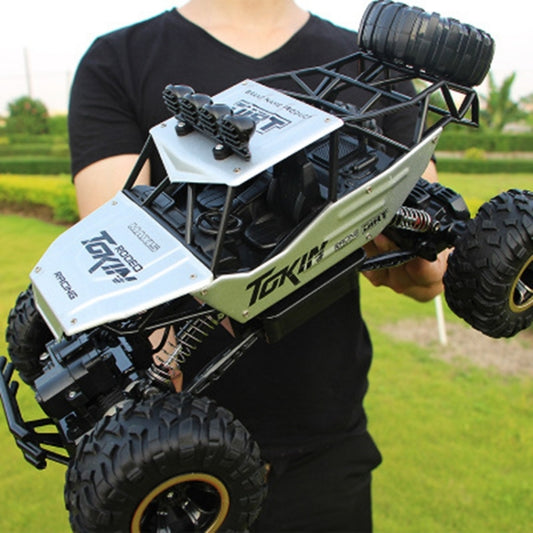 2.4GHz 4WD Double Motors Off-Road Climbing Car Remote Control Vehicle, Model:6026(Silver) - RC Cars by buy2fix | Online Shopping UK | buy2fix